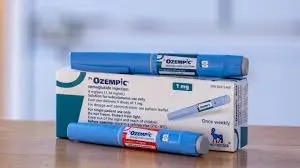 Ilustração do funcionamento metabólico do Ozempic 1mg no organismo