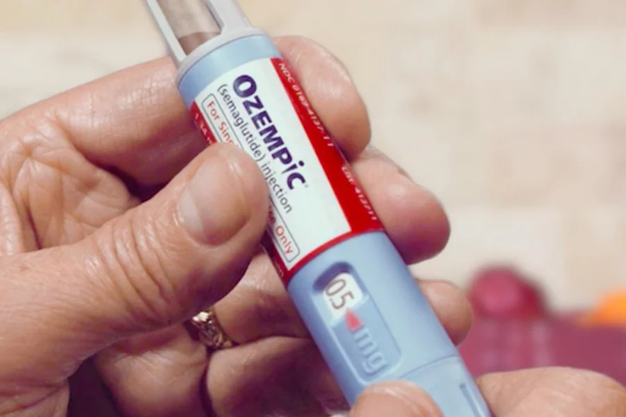 Caneta de Ozempic 1mg em destaque